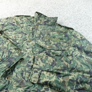 VTG UFC Jacket Mens S Green Camo Ultimate Fighting‎ MMA Windbreaker Coat Y2K 00s